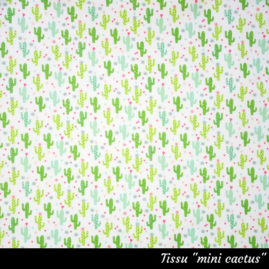 Tissu "mini cactus"