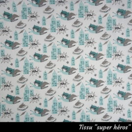 Tissu "Super Héros"