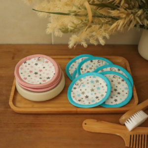 lingettes lavables en micropolaire - thème étoiles