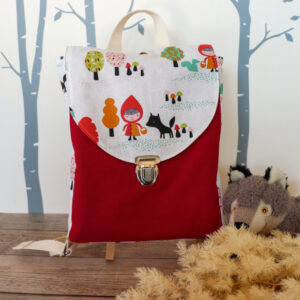 Sac à dos – thème chaperon rouge